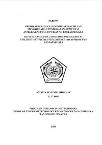 Image of Prediksi Kejadian Longsor Akibat Hujan Menggunakan Pendekatan Artificial Intelligence (AI) di Wilayah Banjarnegara