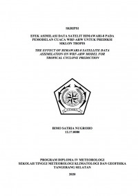 Image of Efek Asimilasi Data Satelit Himawari-8 pada Pemodelan Cuaca WRF-ARW untuk Prediksi Siklon Tropis