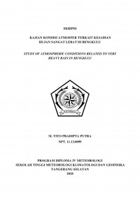 Image of KAJIAN KONDISI ATMOSFER TERKAIT KEJADIAN HUJAN SANGAT LEBAT DI BENGKULU