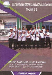 Image of Buletin Stasiun Geofisika Karangpanjang Ambon Tahunan 2018