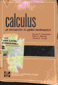 Image of Calculus An Introduction to Applied Mathematics