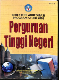 Image of Direktori Akreditasi Program Studi 2002 Perguruan Tinggi