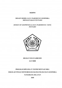 Image of Desain Model Data Warehouse Geofisika Menggunakan Pentaho