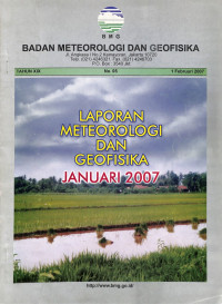 Image of Laporan Meteorologi dan Geofisika Januari 2007