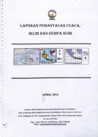 Image of Laporan Pemantauan Cuaca, Iklim dan Gempabumi
