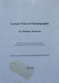 Image of Lecture Notes in Oceanography