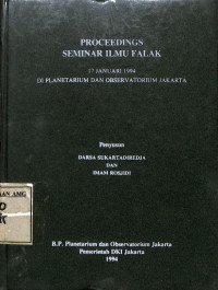 Image of Proceedings Seminar Ilmu Falak