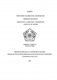 Image of Prototipe Kalibrator Anemometer Berbasis Motor DC