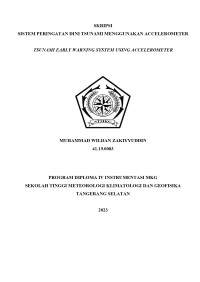 Image of Sistem Peringatan Dini Tsunami Menggunakan Accelerometer
