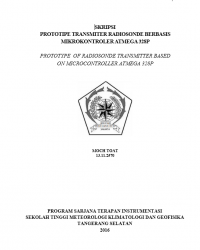 Image of PROTOTIPE TRANSMITER RADIOSONDE BERBASIS MIKROKONTROLER ATMEGA 328P