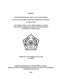 Image of SISTEM KOMUNIKASI TIDE GAUGE MONITORING STATION (TIGASMOS) MULTISITE BERBASIS INTERNET OF THING (IoT)