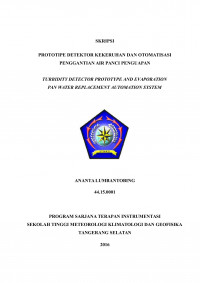 Image of SISTEM PENGGANTIAN AIR OTOMATIS PADA PANCI PENGUAPAN BERDASARKAN TINGKAT KEKERUHAN