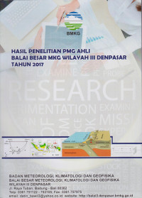 Image of HASIL PENELITIAN PMG AHLI BALAI BESAR MKG WILAYAH III DENPASAR 2017