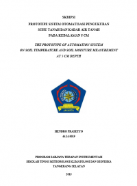 Image of JURNAL PROTOTIPE SUHU TANAH DIGITAL BERBASIS MIKROKONTROLER ATMEGA16 MENGGUNAKAN KOMUNIKASI SMS