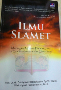 Image of Ilmu Slamet Merangkai Mutiara Filsafat Jawa di Era Modernisasi dan Globalisasi