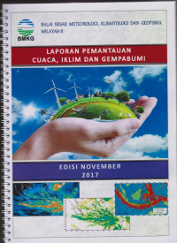 Image of LAPORAN PEMANTAUAN CUACA, IKLIM DAN GEMPA BUMI EDISI NOVEMEBER 2017