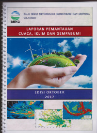 Image of LAPORAN PEMANTAUAN CUACA, IKLIM DAN GEMPA BUMI EDISI OKTOBER 2017