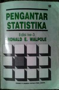Image of Pengantar statistika edisi 3