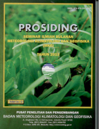 Image of Prosiding Seminar ilmiah bulanan meteorologi klimatologi dan geofisika (MKG)Tahun 2013 Edisi :9