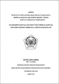 Image of JURNAL KOREKSI DATA HUJAN DASARIAN TRMM DI STASIUN
KLIMATOLOGI KAIRATU MENGGUNAKAN REGRESI LINEAR
SEDERHANA